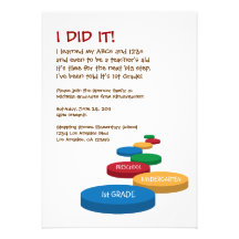 Stepping Stones Preschool/Kindergarten Graduation Invitations