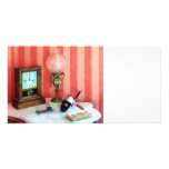 Stereopticon, Lamp and Clock Photo Card