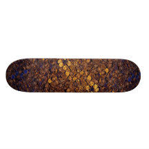 Sterling coins skate board deck