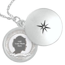 Sterling Silver Customisable Love One Locket Neckl