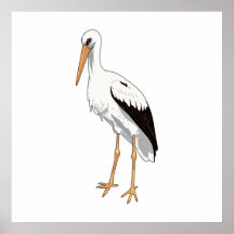 Sterling Stork Poster