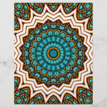 Sternen Reiter Mandala Motiv Flyer Druck
