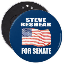 STEVE BESHEAR FOR SENATE PINBACK BUTTON