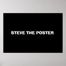 steve the poster