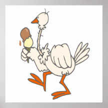 Stewie Stork Poster