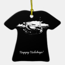 STI Impreza Rolling Shot Ornaments