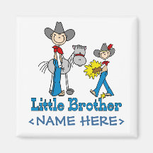 Stick Cowboys Little Brother Magnet