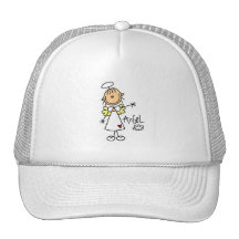 Stick Figure Angel T-shirts and Gifts Mesh Hats