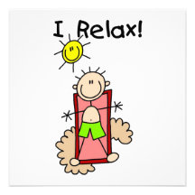 Stick Figure Boy I Relax Announcements