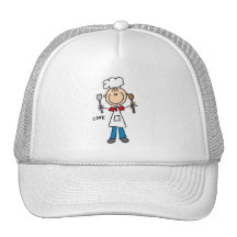 Stick Figure Cook Hat