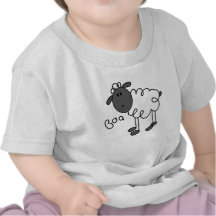 Stick Figure Sheep Tshirts and Gifts