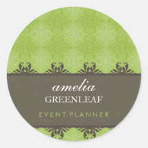 STICKER SEAL :: stylish patterned 12