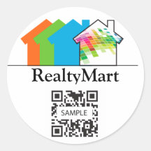 Sticker Template Real Estate House