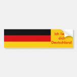 Sticker with Flag of Germany Bumper Stickers