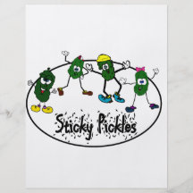 Sticky Pickle Logo Flyer