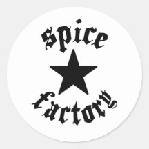 Sticky Spice Round Stickers