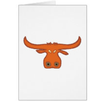 Stierkopf bulls head karten