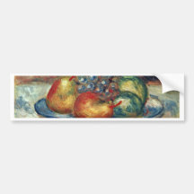 Still Life By Pierre-Auguste Renoir (Best Quality) Bumper Sticker