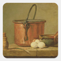 Still Life of Cooking Utensils, Cauldron Stickers