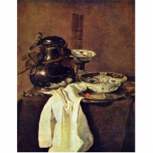 Still Life With A Tin Pot, And Two Porcelain Bowls Photo Sculptures