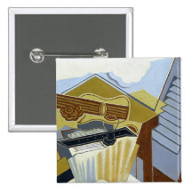 Still Life with a White Cloud Pinback Buttons
