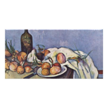 Still Life With Bottle And Onions By Paul Cézanne Photo Cards