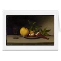 Still Life with Fruit, Cakes and Wine, 1821 cards