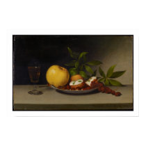 Still Life with Fruit, Cakes and Wine, 1821 posters