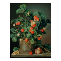 Still life with strawberries posters