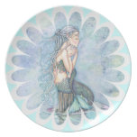 Still Waters Mother and Baby Mermaid Plate
