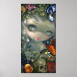 Stilleven I: Slak en Schedel ART PRINT still life