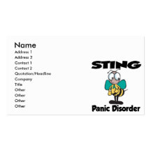 STING Panic Disorder Business Card