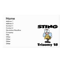 STING Trisomy 18 Business Card Template