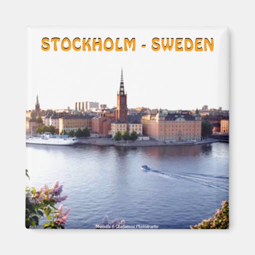 Stockholm - Sweden (Mojisola A Gbadamosi) Magnets