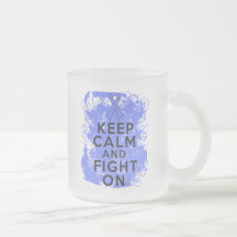 Stomach Cancer Keep Calm and Fight On Coffee Mugs