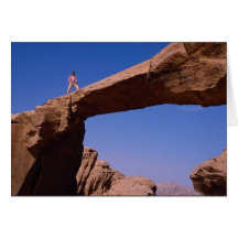 Stone bridge, Wadi Rum, Jordan Card