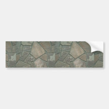 Stone floor bumper sticker