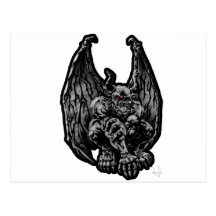 Stone Gargoyle Post Card