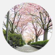 Stone Path Round Sticker