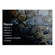 stone wall business card