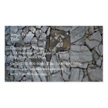 Stone Wall, Stacked Stones Business Cards