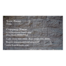Stone Wall Texture Detail Business Card Templates