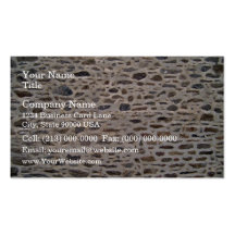 Stone Wall With Irregular Pattern Business Card
