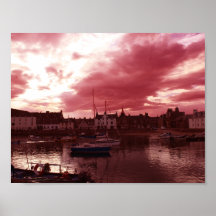 Stonehaven Harbour, Scotland Poster