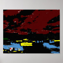 Stonehaven Harbour, Scotland Print