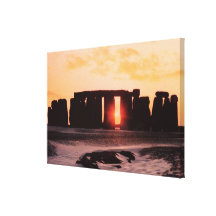 Stonehenge, Winter Solstice Stretched Canvas Prints
