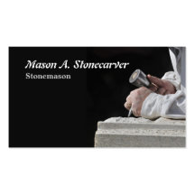 Stonemason business card