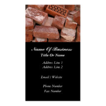Stonemason Business Card