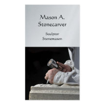 Stonemason business card