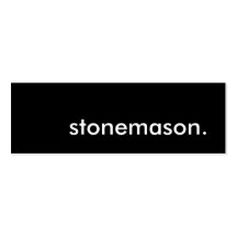 stonemason. business card templates